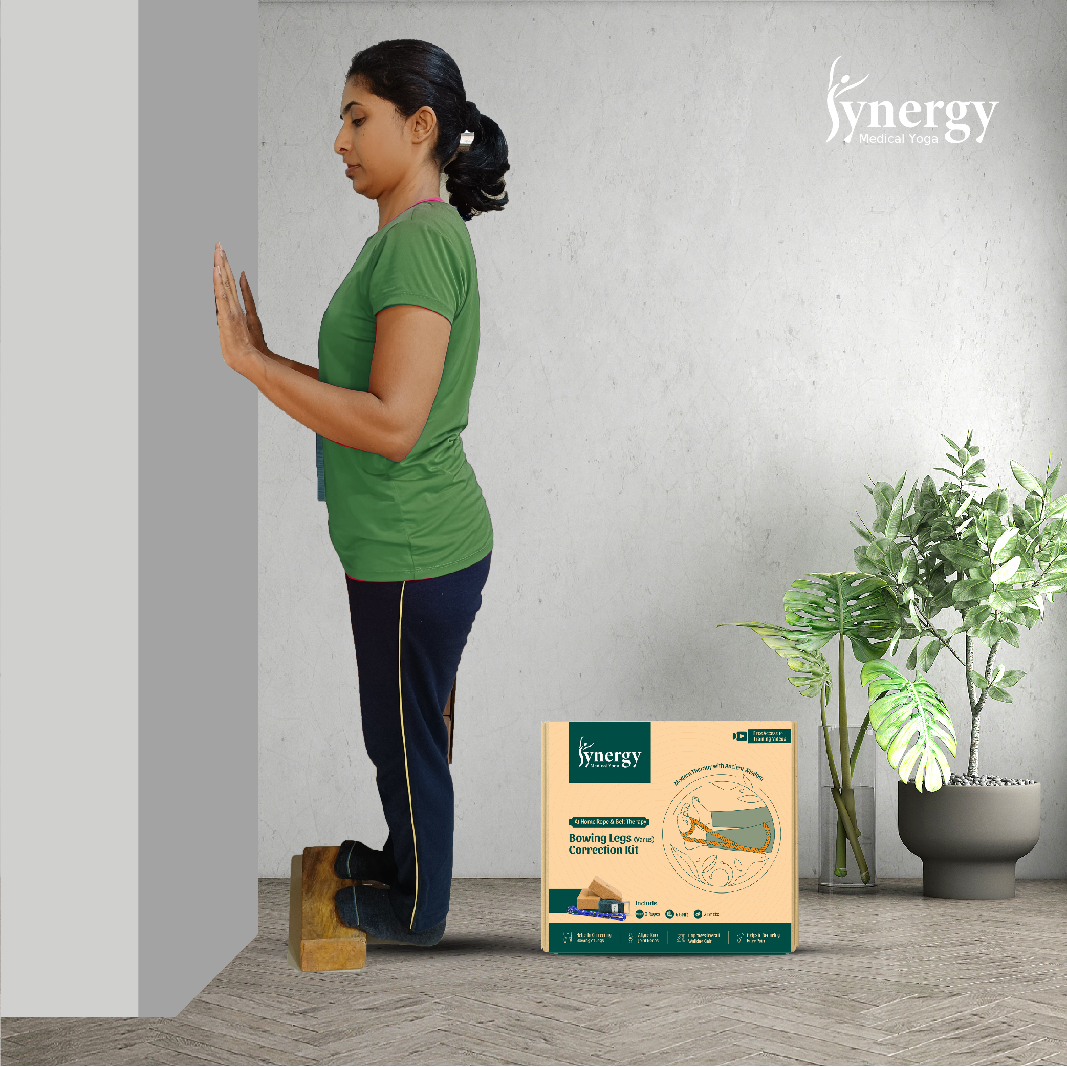 @home medical yoga <br>Bowing Legs (Varus) correction kit - Image 9