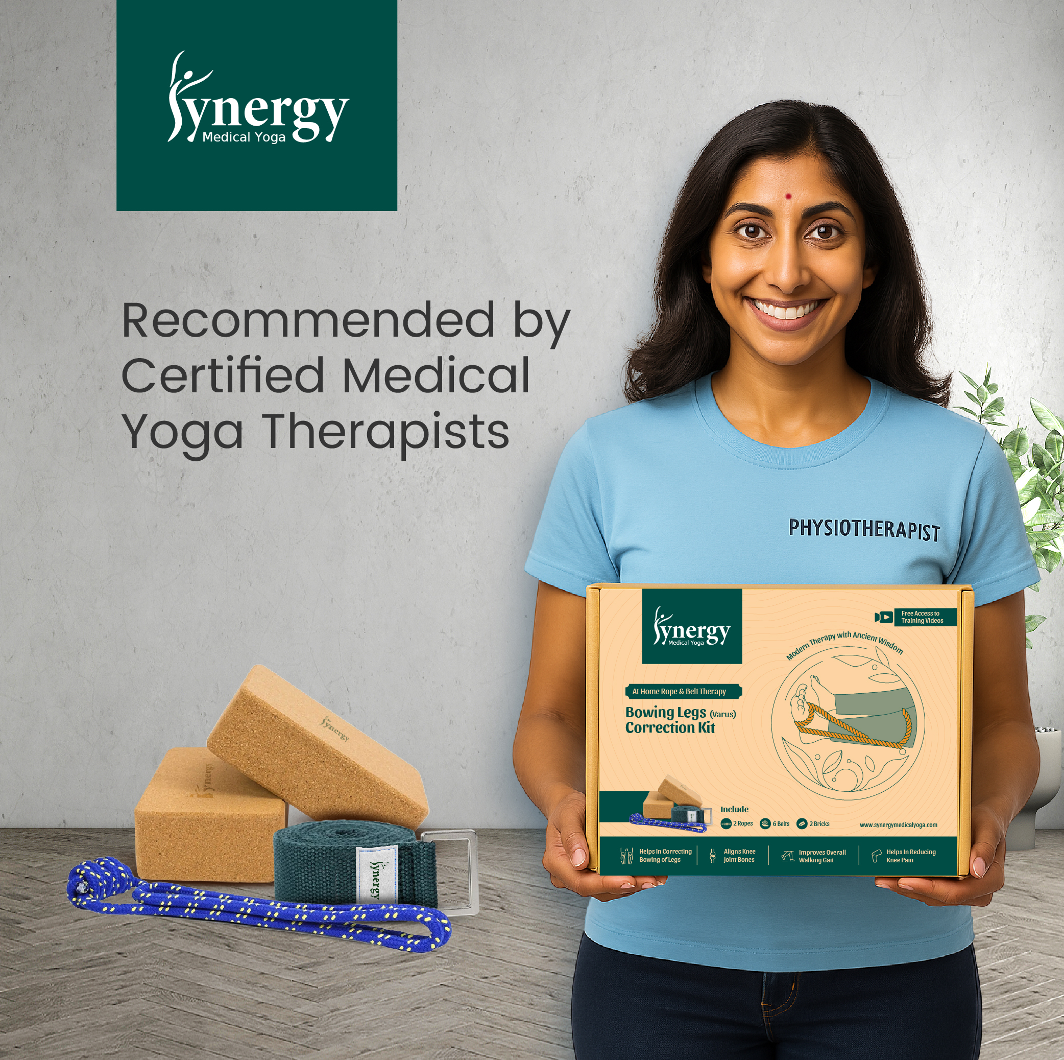 @home medical yoga <br>Bowing Legs (Varus) correction kit - Image 11