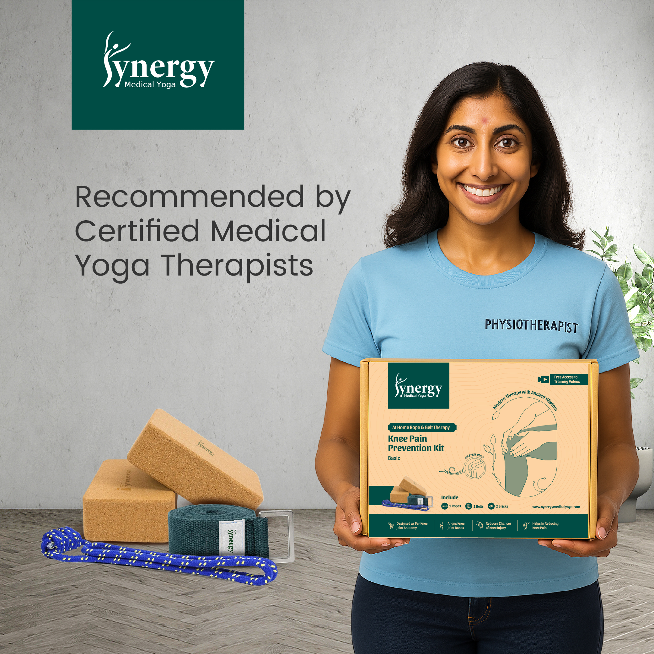 @home medical yoga <br>Knee Pain Prevention Kit - Basic - Image 8