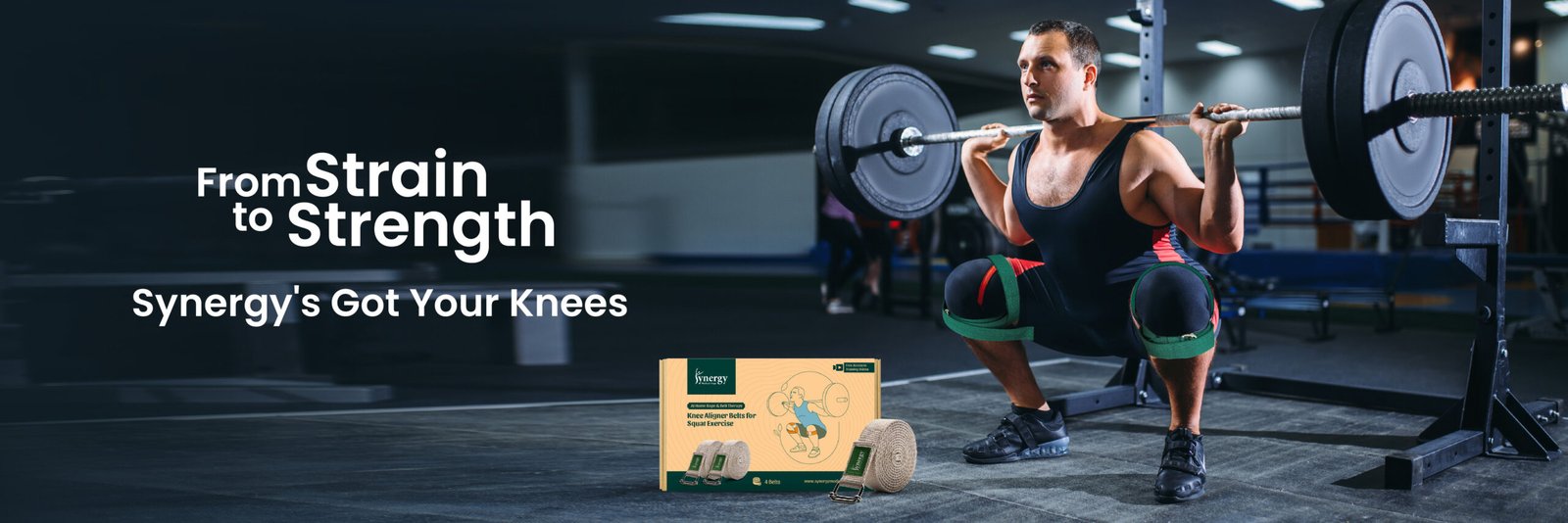 @home medical yoga <br>Knee Stabilizer Belts - Image 2